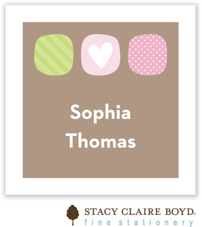 Stacy Claire Boyd Calling Cards - Urban Baby - Pink