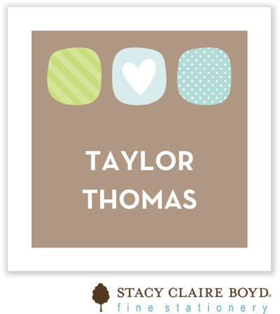 Stacy Claire Boyd Calling Cards - Urban Baby - Blue