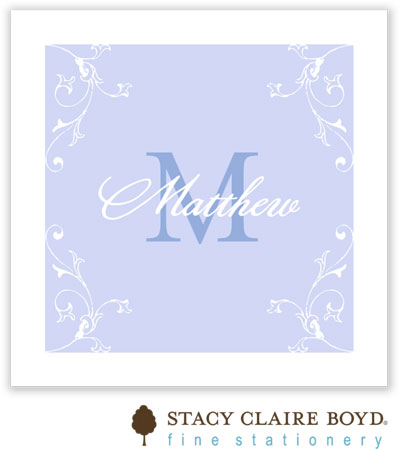 Stacy Claire Boyd Calling Cards - Lovely - Blue