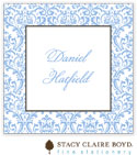 Stacy Claire Boyd Calling Cards - Damask Dream - Blue