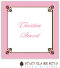 Stacy Claire Boyd Calling Cards - Park Avenue - Pink