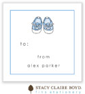 Stacy Claire Boyd Calling Cards - Baby Steps - Blue