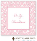 Stacy Claire Boyd Calling Cards - Pink Posey