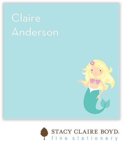 SCB CC 10 - Calling Cards by Stacy Claire Boyd - Mermaid