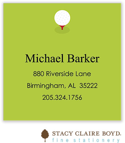 SCB CC 10 - Calling Cards by Stacy Claire Boyd - Lets Play Golf