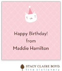 SCB CC 10 - Calling Cards by Stacy Claire Boyd - Animal Crackers Pink