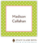 SCB CC 10 - Calling Cards by Stacy Claire Boyd - You're Invited Pink