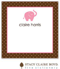 Stacy Claire Boyd Calling Cards - Pink Ele-Fun