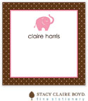 SCB CC 10 - Calling Cards by Stacy Claire Boyd - Pink Ele-Fun