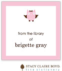 SCB CC 10 - Calling Cards by Stacy Claire Boyd - Whooos Party Pink