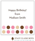 SCB CC 10 - Calling Cards by Stacy Claire Boyd - Polka Dot Party