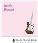 Stacy Claire Boyd Calling Cards - Lets Rock Pink