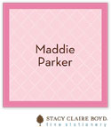 SCB CC 10 - Calling Cards by Stacy Claire Boyd - Waffle Cone Pink