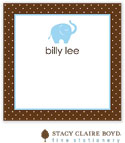 Stacy Claire Boyd Calling Cards - Blue Ele-Fun