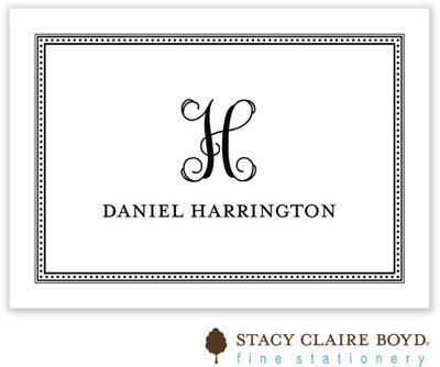 Stacy Claire Boyd Calling Cards - Elegant Border