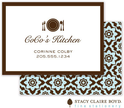 Stacy Claire Boyd Calling Cards - Lotus Blossom