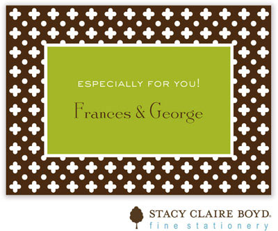 Stacy Claire Boyd Calling Cards - Secret Garden - Green