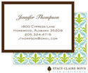 SCB CC 10 - Calling Cards by Stacy Claire Boyd - Arabesque