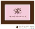 SCB CC 10 - Calling Cards by Stacy Claire Boyd - Classic Statement - Pink