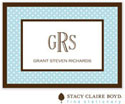 Stacy Claire Boyd Calling Cards - Swiss Dot - Aqua
