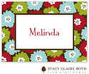 Stacy Claire Boyd Calling Cards - Flower Pop