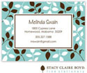 Stacy Claire Boyd Calling Cards - In The Breeze - Blue