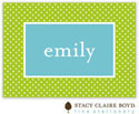 SCB CC 10 - Calling Cards by Stacy Claire Boyd - Light Bright - Sour Apple