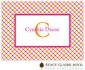 Stacy Claire Boyd Calling Cards - Mad for Plaid - Citrus