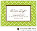 SCB CC 10 - Calling Cards by Stacy Claire Boyd - Mermaid - Green