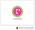 SCB CC 10 - Calling Cards by Stacy Claire Boyd - Simply Scalloped - Pink