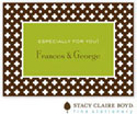 SCB CC 10 - Calling Cards by Stacy Claire Boyd - Secret Garden - Green