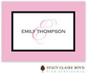 Stacy Claire Boyd Calling Cards - Simple Frame - Peony
