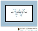 SCB CC 10 - Calling Cards by Stacy Claire Boyd - Simple Frame - Slate