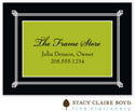 Stacy Claire Boyd Calling Cards - Simply Framed - Green