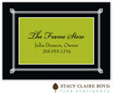 SCB CC 10 - Calling Cards by Stacy Claire Boyd - Simply Framed - Green