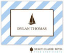 Stacy Claire Boyd Calling Cards - Necktie - Blue
