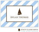 SCB CC 10 - Calling Cards by Stacy Claire Boyd - Necktie - Blue