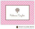 Stacy Claire Boyd Calling Cards - Swiss Dot #2 - Pink
