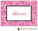 Stacy Claire Boyd Calling Cards - Whirlygig - Pink