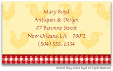 Stacy Claire Boyd Calling Cards - Small Good Morning Rooster