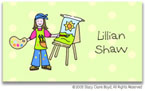 SCB CC 10 - Calling Cards by Stacy Claire Boyd - Small Painting Fun