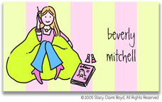 SCB CC 10 - Calling Cards by Stacy Claire Boyd - Small Girl Talk