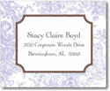 Stacy Claire Boyd Calling Cards - Lavender Toile Fantasy