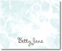 Stacy Claire Boyd Calling Cards - Aqua Floral