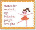 Stacy Claire Boyd Calling Cards - Gina Ballerina