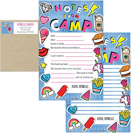 Camp Notepad Sets by Bonnie Marcus (Denim Camp Bling)