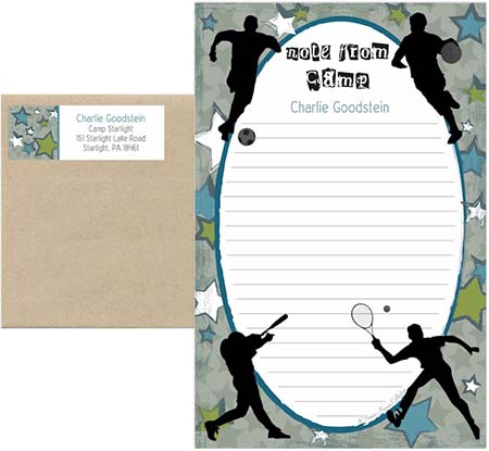 Camp Notepad Sets by Bonnie Marcus (Grunge Sports)