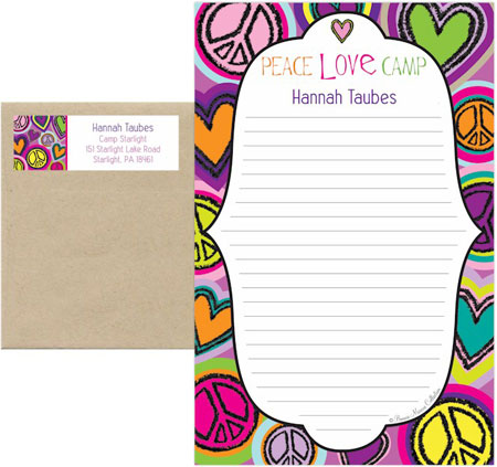 Camp Notepad Sets by Bonnie Marcus (Peace Love Camp)