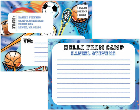 Camp Postcards by Bonnie Marcus (Air Brush Sports)