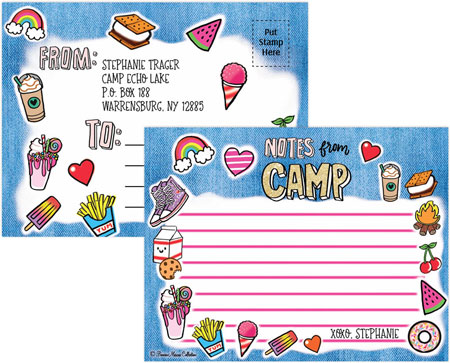 Camp Postcards by Bonnie Marcus (Girls Camp Denim)